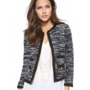 New With Tags JUICY COUTURE CLARA Tweed Jacket Size 8/M Orig Ret $248 Sold Out
